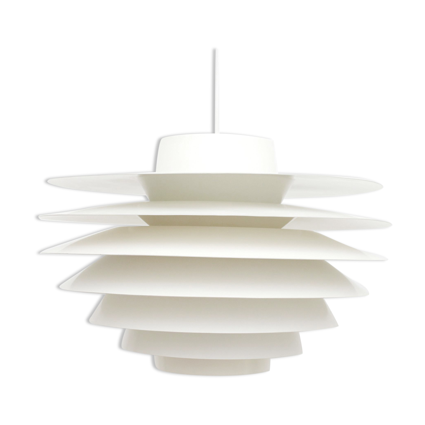 Vintage Verona pendant lamp by S. Middelboe for Nordisk Solar, Denmark 1980s