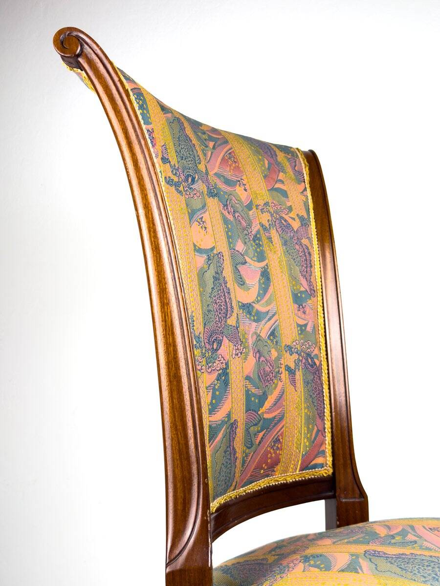 Vintage dining chairs, Italy, 1950s, set of 4
