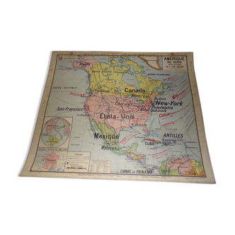 America of the North N ° 19 duplex card