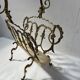 20th century openwork bronze and brass magazine rack