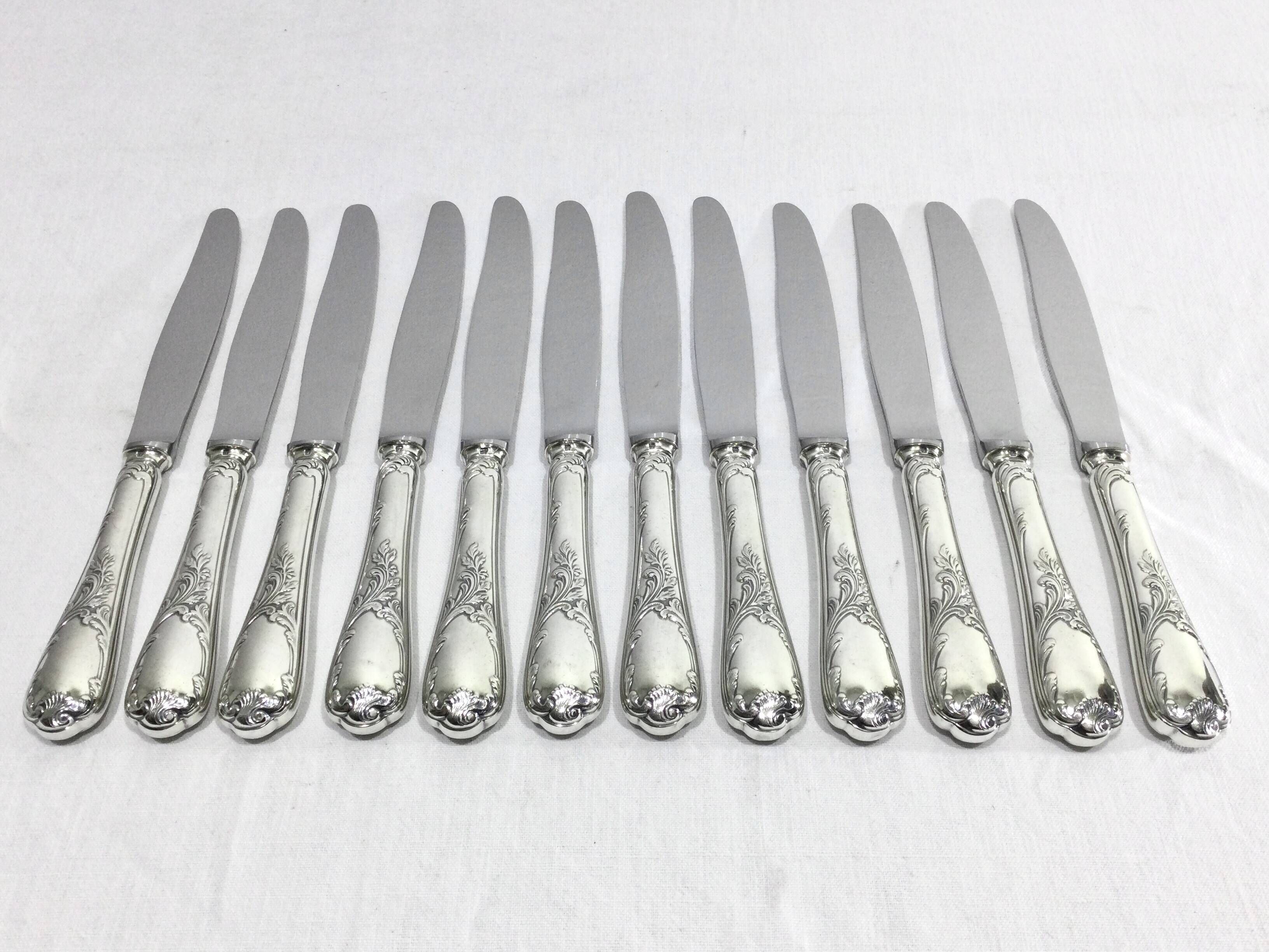 Christofle – 49-piece cutlery set Marly model