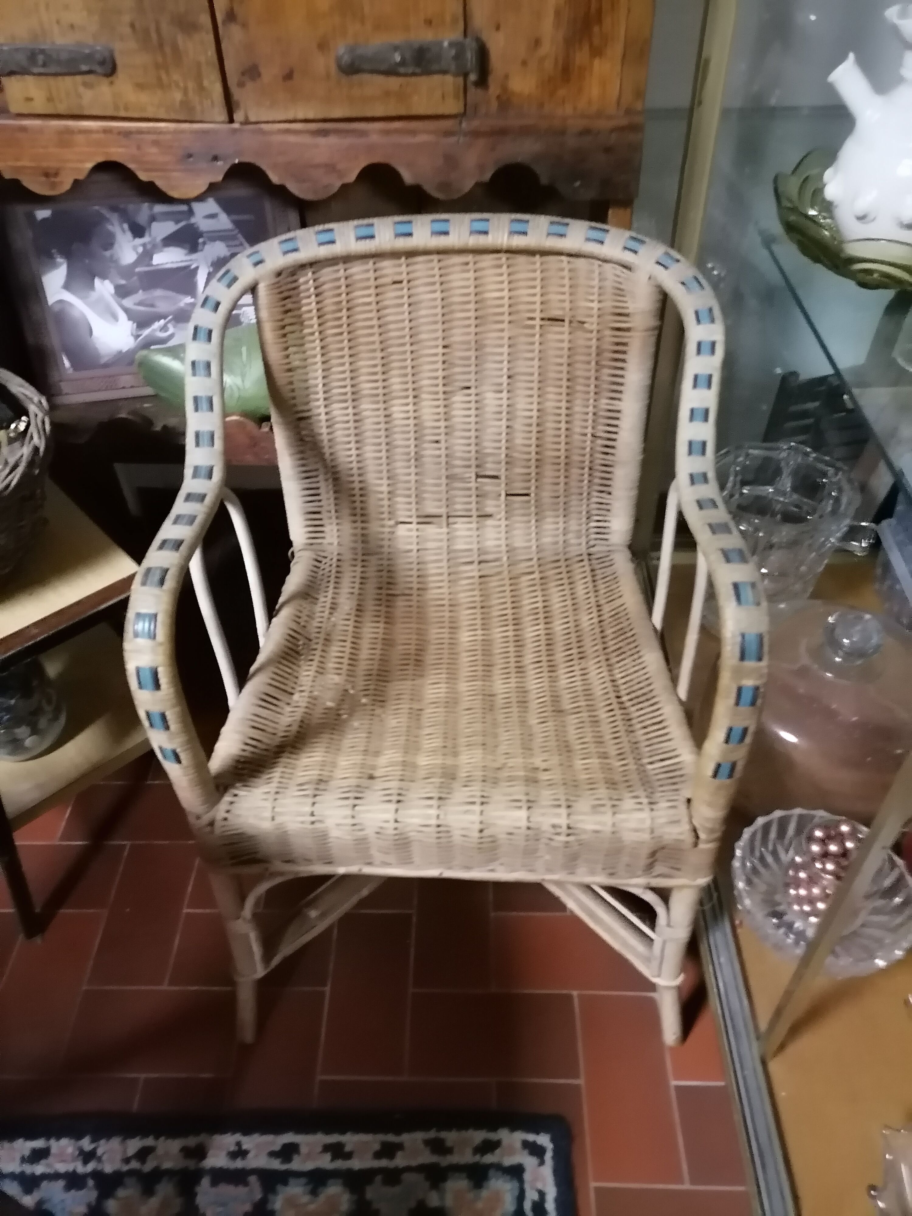 Garden rattan living room