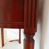 Cherry wood console
