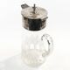 Art Deco wine jug, transparent glass, Germany, 1920s