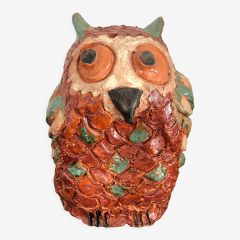 Hibou en poterie