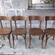 Series of 4 chairs bistro Thonet