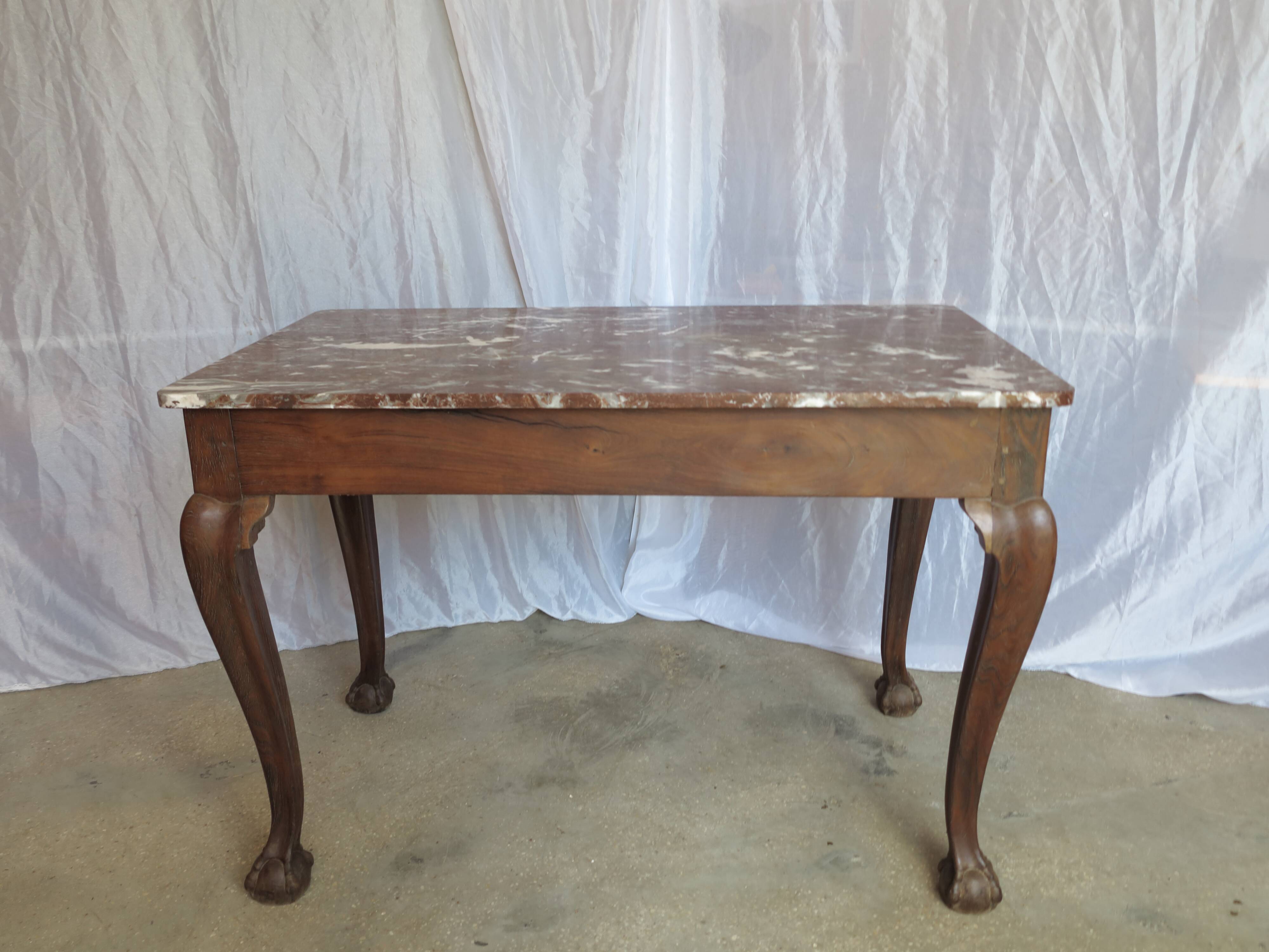 English Chippendale style game table