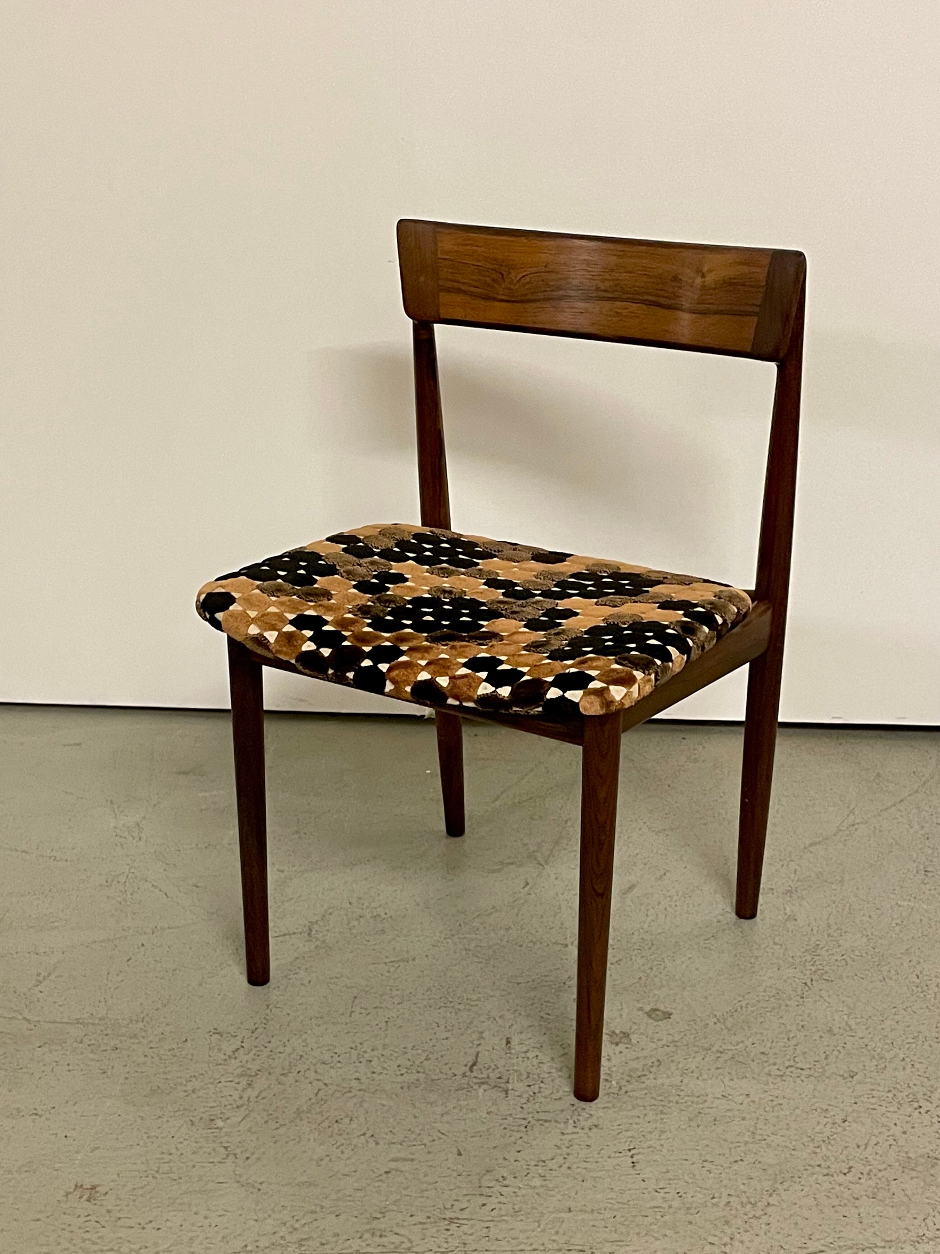 4 chaises en palissandre danoises par Hans Rosengren