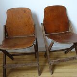Paire de chaises  pliantes US Army WWII