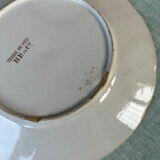6 polychrome flat plates HB&Cie Choisy Le Roi