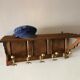 Solid oak coat rack, 30s/40s
