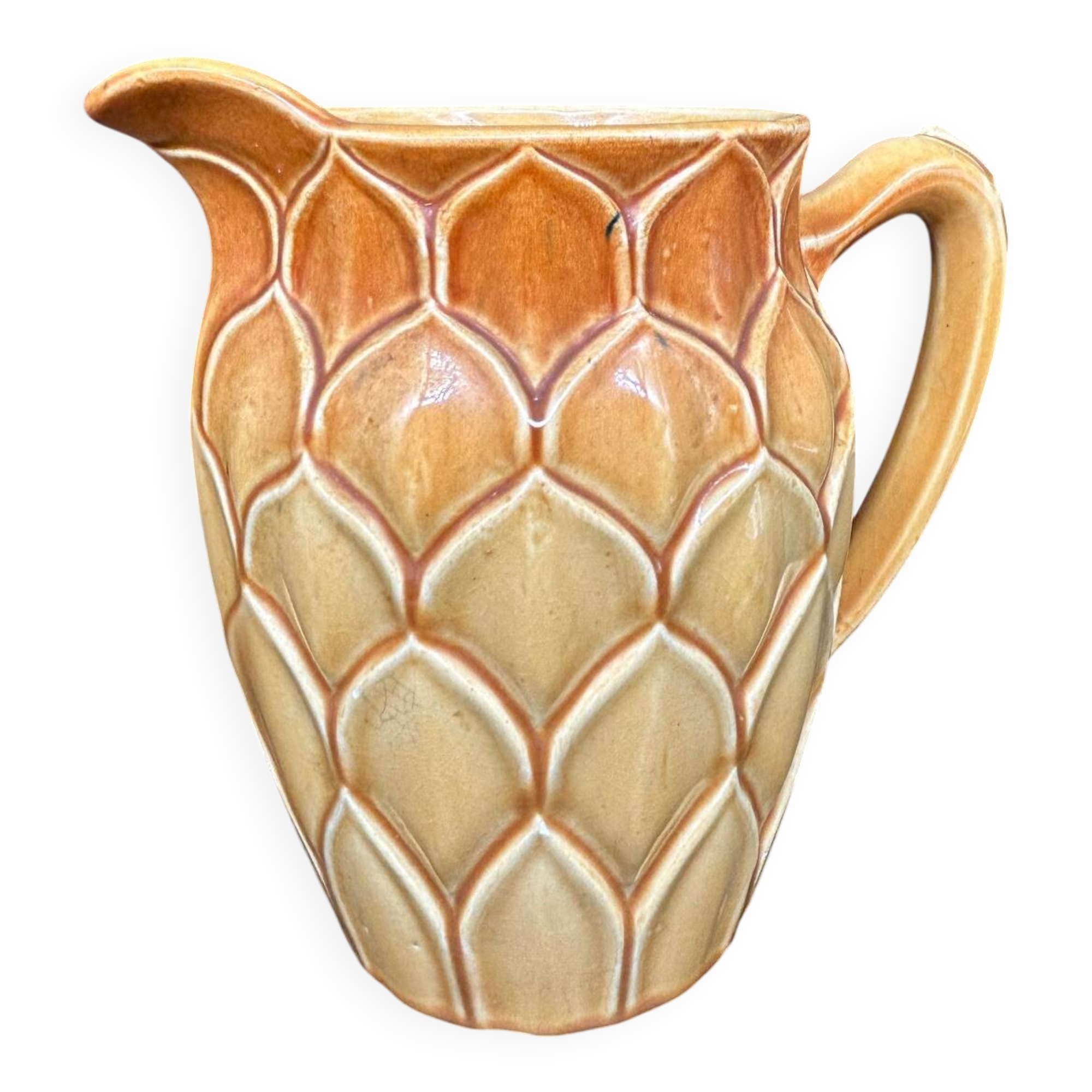 Saint Clément earthenware jug "Artichoke"