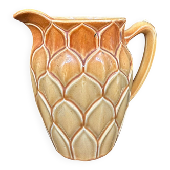 Saint Clément earthenware jug "Artichoke"