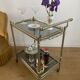 Vintage service service with removable trays 70s