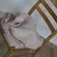 Vintage teak chair with pink top 1960 denmark