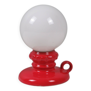 Lampe de table vintage - rouge