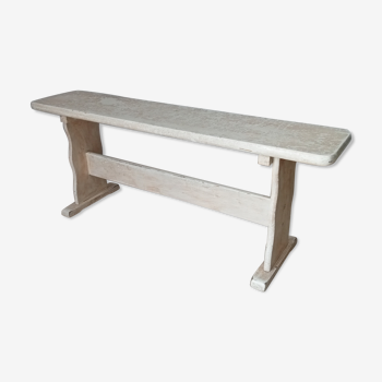 Banc vintage en bois massif