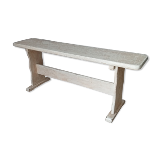 Vintage solid wood bench