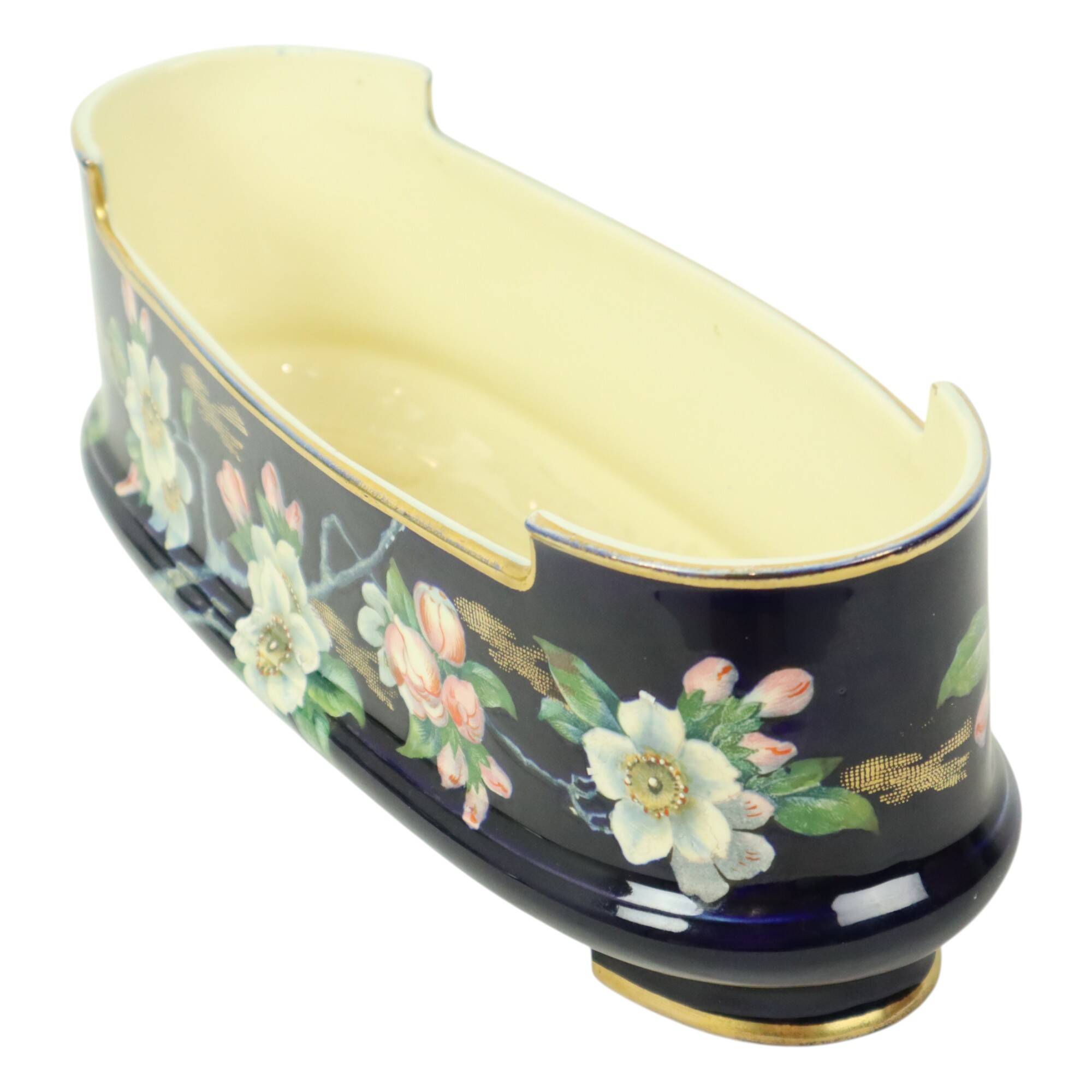 Villeroy & Boch Florale Art Nouveau Flower Pot Taiping Circa 1900