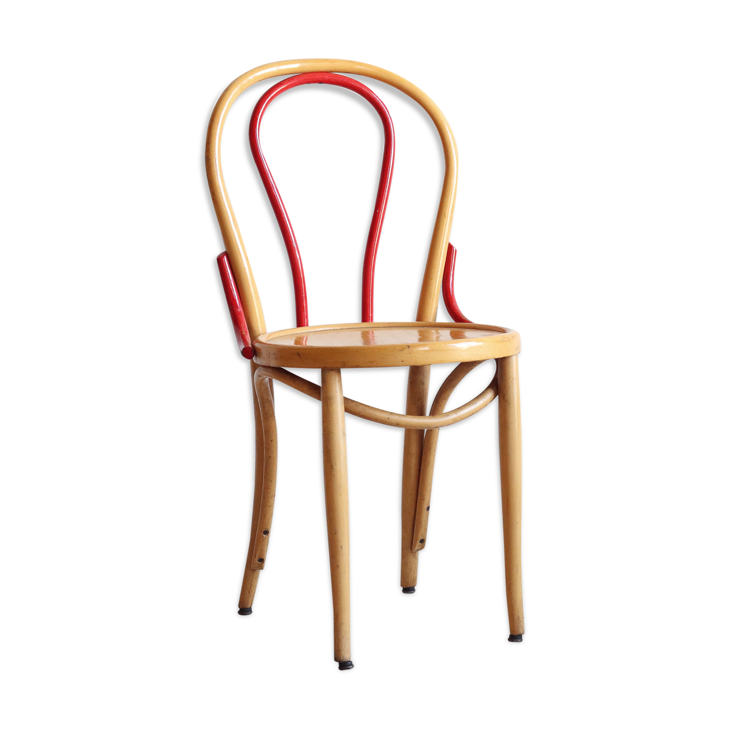 Chaise bistrot en bois courbé