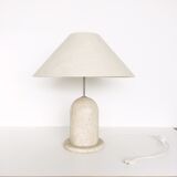Table lamp travertine, 1970s