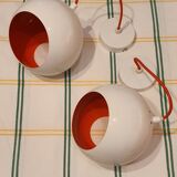 Pendant lamps vintage 70s balls design Mathias