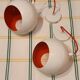Pendant lamps vintage 70s balls design Mathias