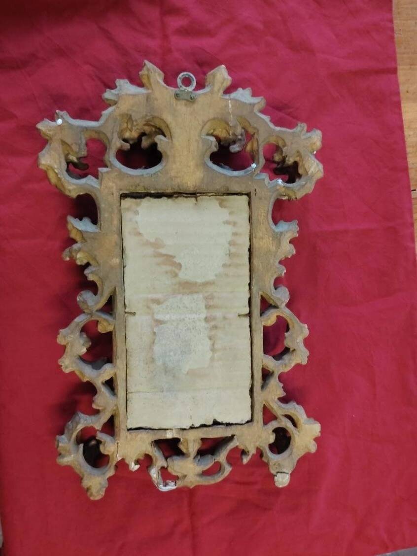 Carved antique mirror from Florence, 19th century