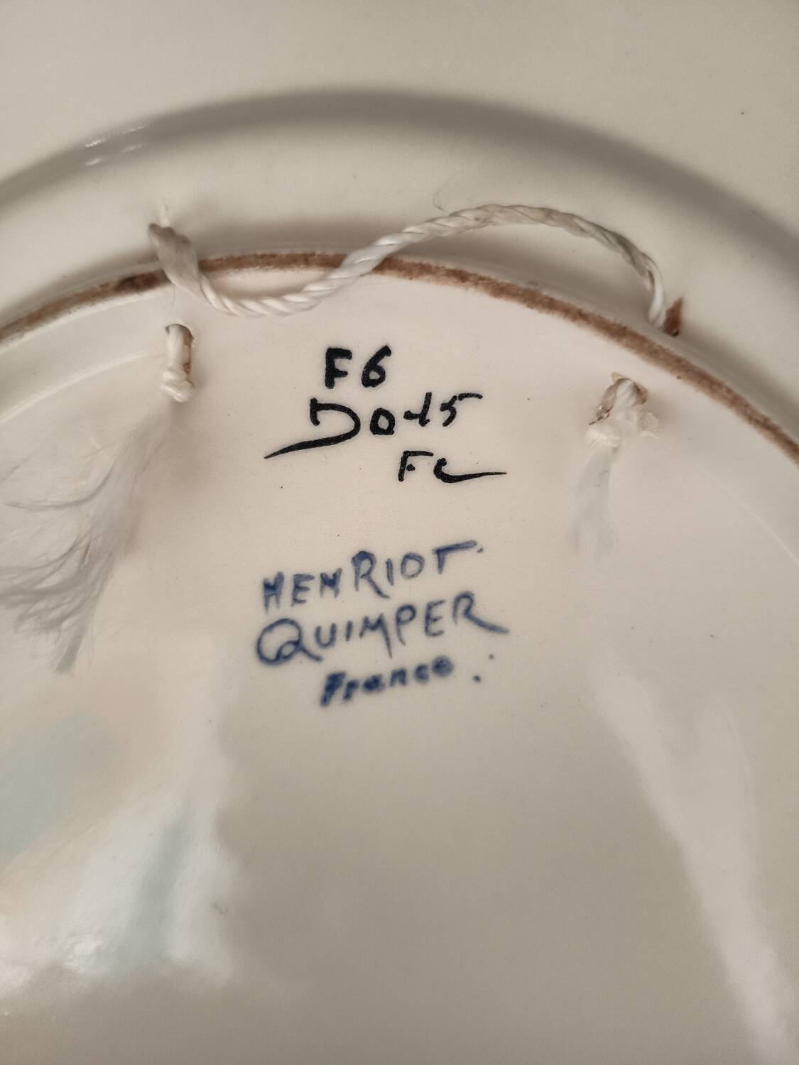 Henriot Quimper Plate