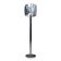 20th century italian chrome & glass floor lamp attributable to max ingrand