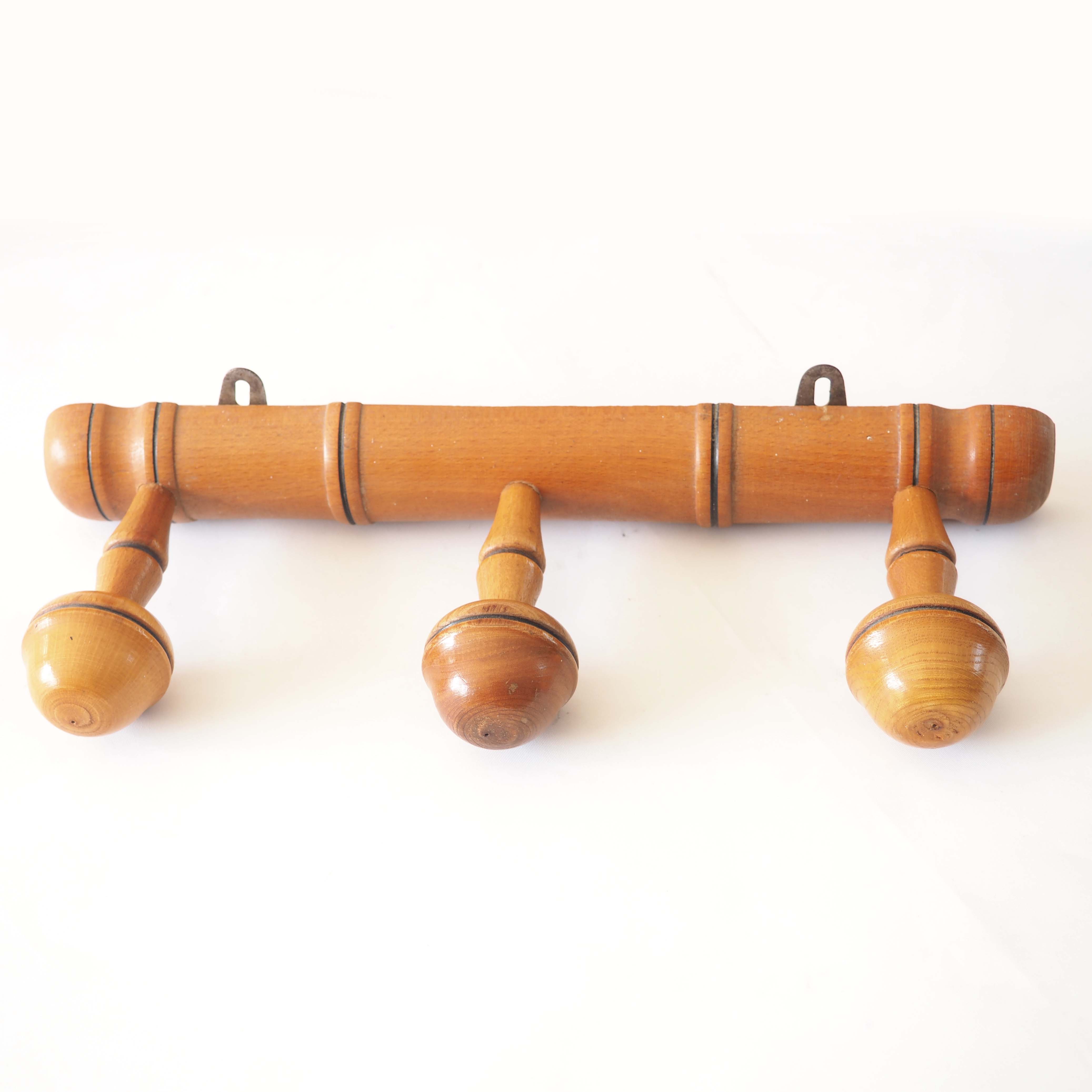 Old wooden hook