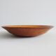 large teak plate, Danish teak bowl, diameter 32 cm