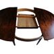 Table ronde scandinave en palissandre