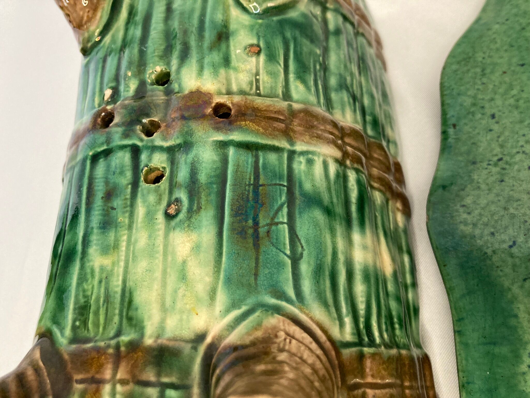 Old slurry lot asparagus cradle on its XXth dish