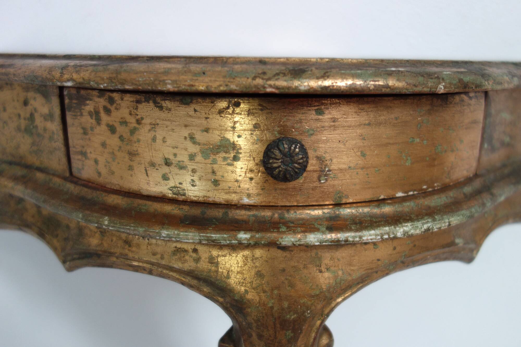 Console murale en bois vintage