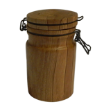 Wood jar turned