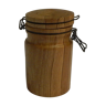 Wood jar turned