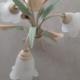 Lustre et lampe de table