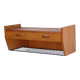 Etagere vintage scandinave en teck et metal 1960
