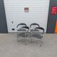 Set of 4 Canasta Arrben armchairs