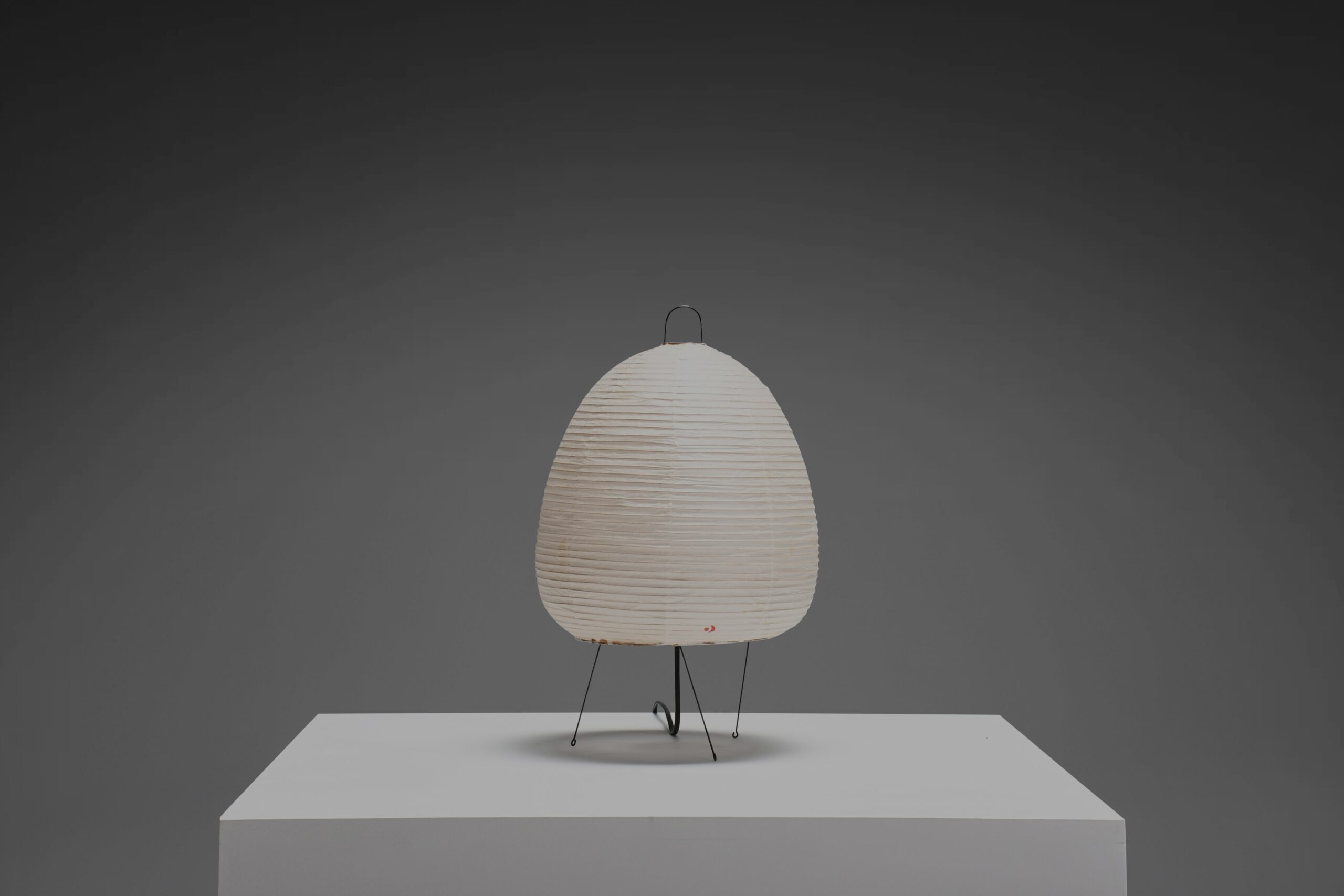 Rare early 1A Akari table lamp by Isamu Noguchi for Ozeki, Japan 1950s