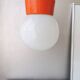 Vintage orange ceiling light 1970