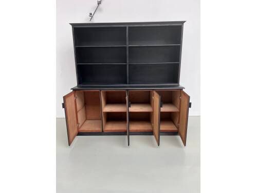 Large two-body buffet, old school furniture, 1950s.