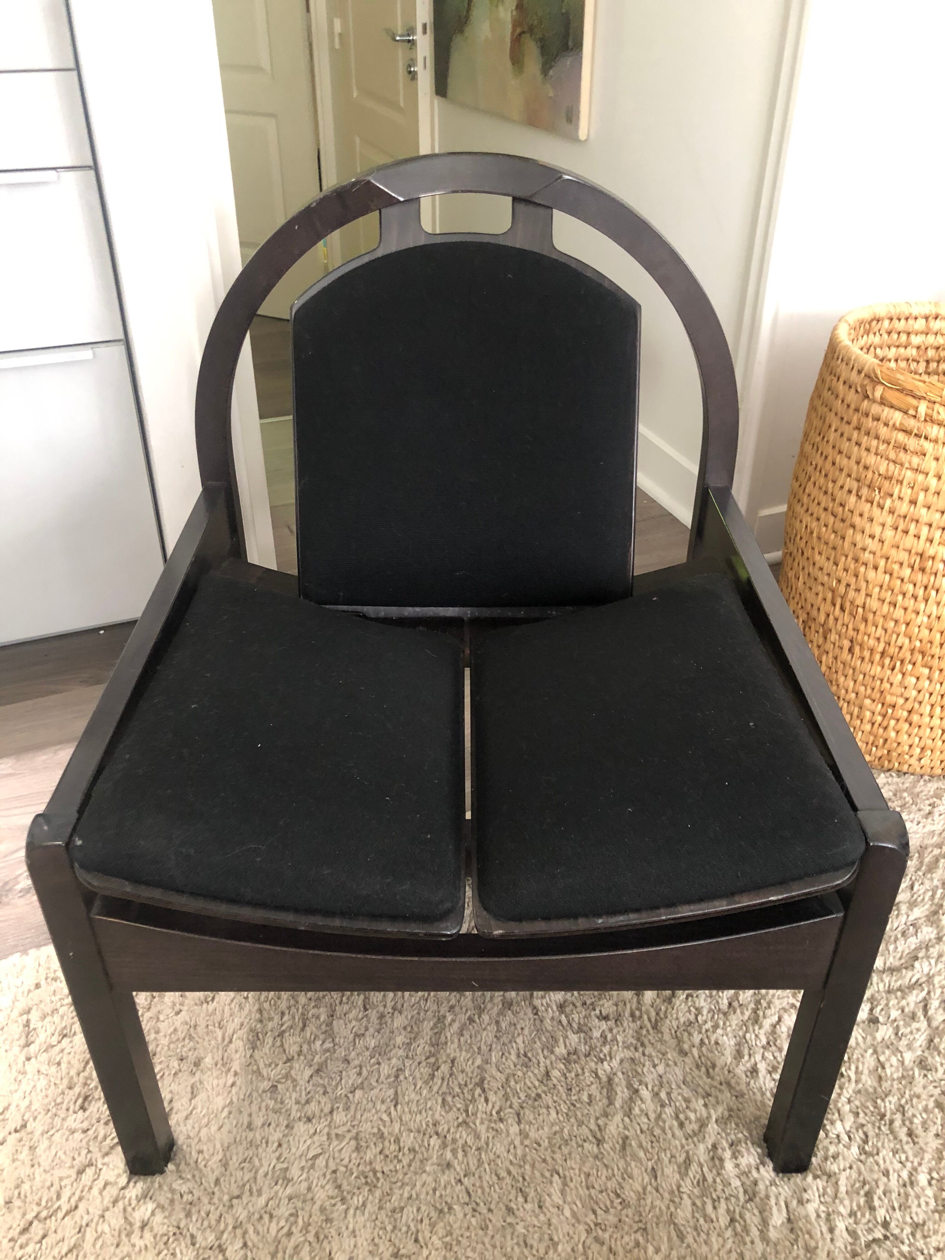Pair Baumann armchairs