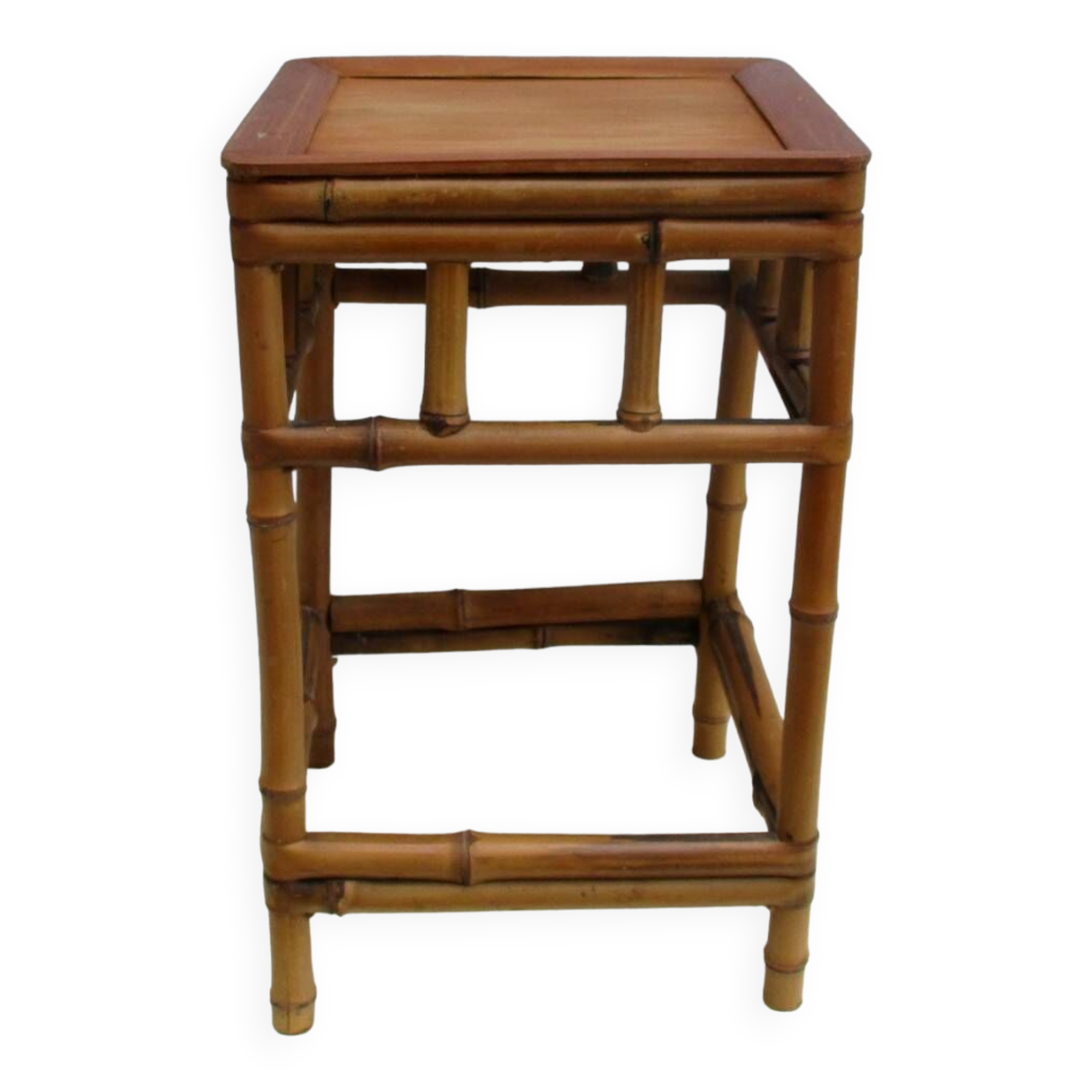 Bamboo side table - Vintage