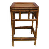 Bamboo side table - Vintage