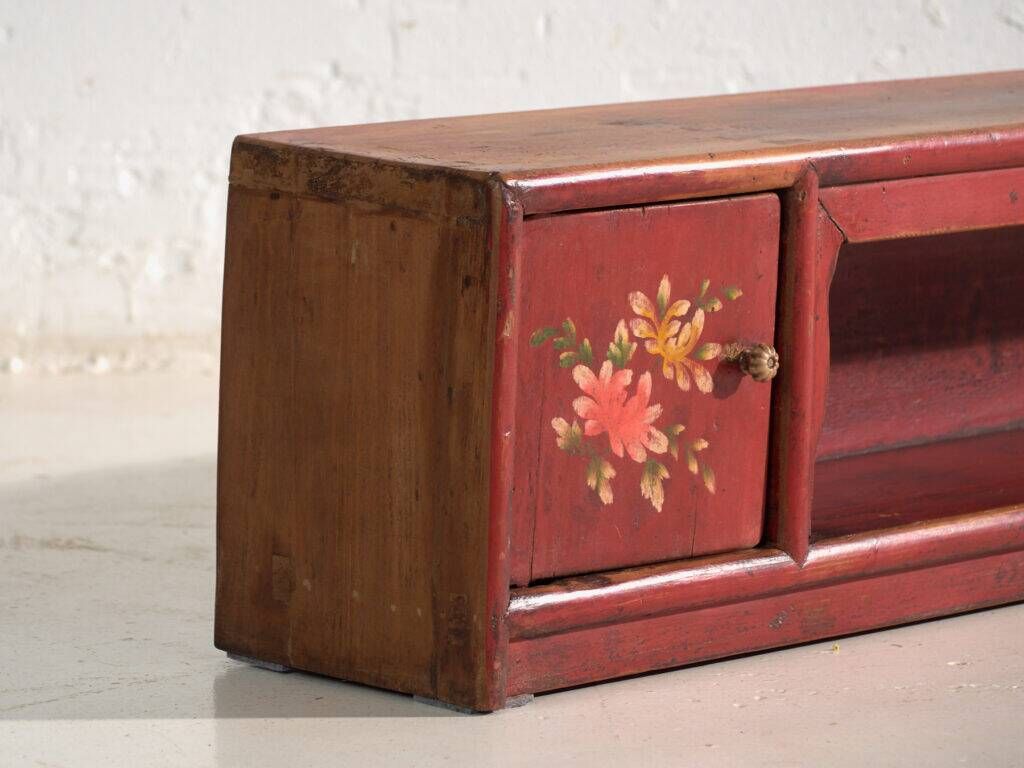 Antique low elm wood furniture – China, around 1900