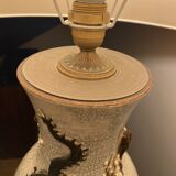 Chinese vase lamp Nanjing XIX