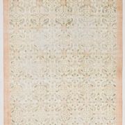 7x10 Large Floral Handmade Vintage Rug, 209x312Cm