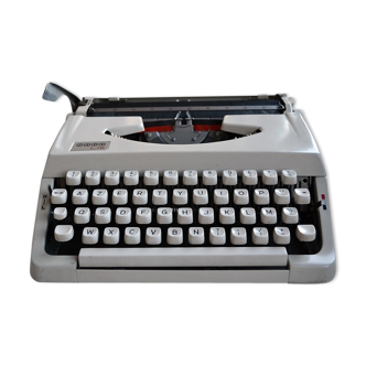 Machine à écrire mécanique portative Japy "L72" vintage